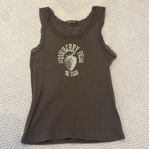 Brandy Melville John Galt Brown Tank Top